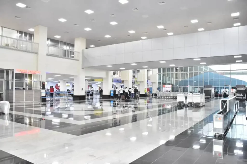 The departure lounge at Entebbe Airport. PHOTO/COURTESY