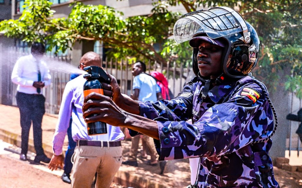 Police Suspend Cop for Pepper Spraying Journalists