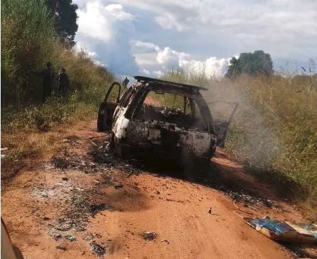 Ugandans robbed in South Sudan, car burnt Ugandans robbed in South Sudan, car burnt