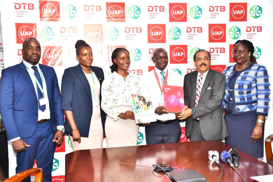 Diamond Trust Bank Uganda, UAP Old Mutual Insurance sign general