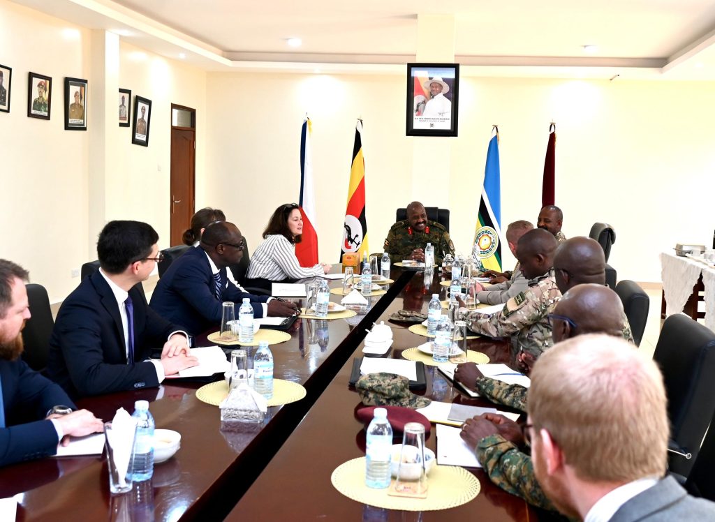 Gen Muhoozi meets with Czech Republic officials in Entebbe