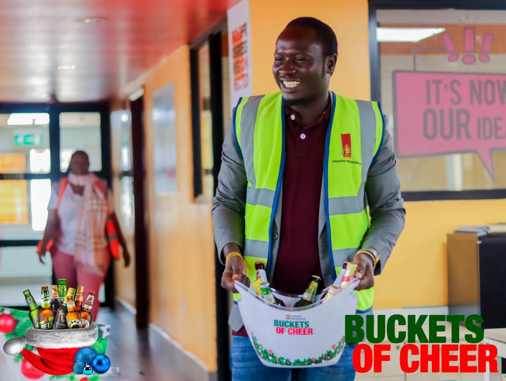 Uganda Breweries Limited celebrates the festive season through “buckets of cheer” campaign