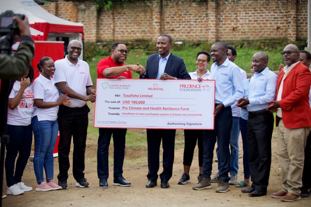 Prudential Uganda donates USD 100,000 to Provide Safe Drinking Water to Schools and Communities in Uganda