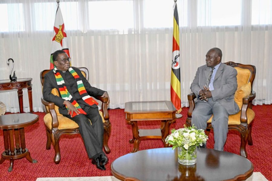 Zimbabwe’s Mnangagwa in Uganda for Africa Sustainable Development Forum