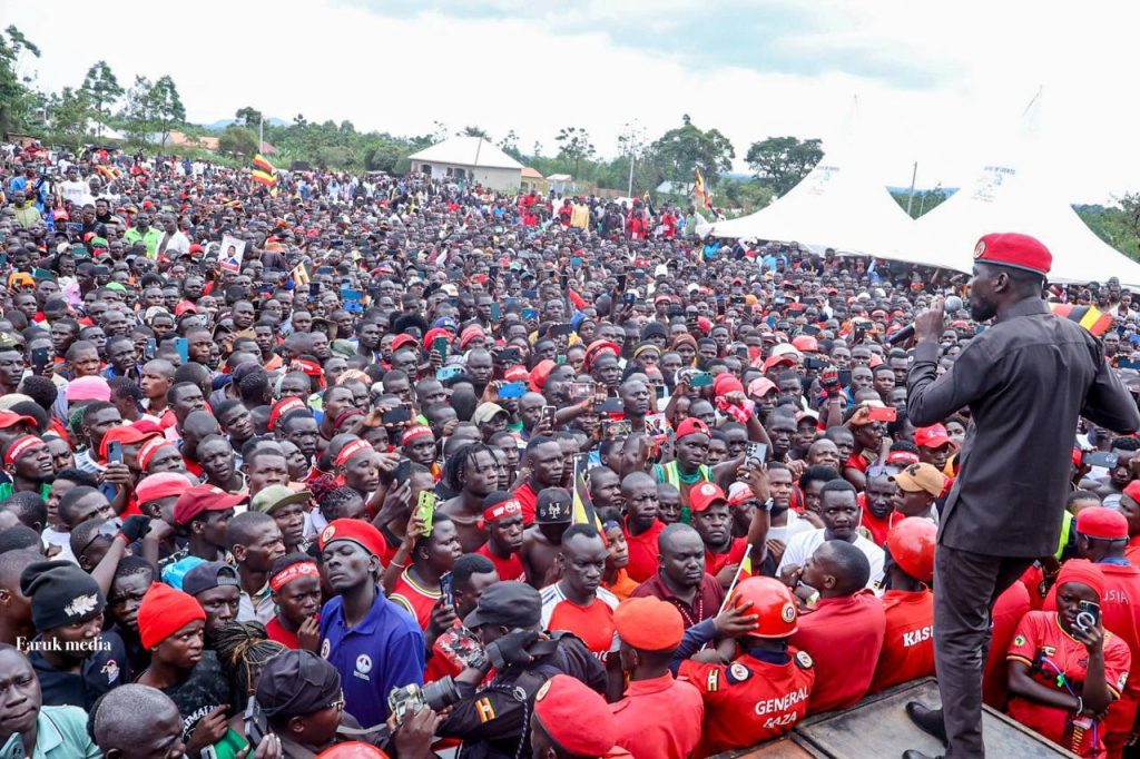 Bobi Wine Holds Massive Rally in Namayingo After Iganga Standoff, See Photos