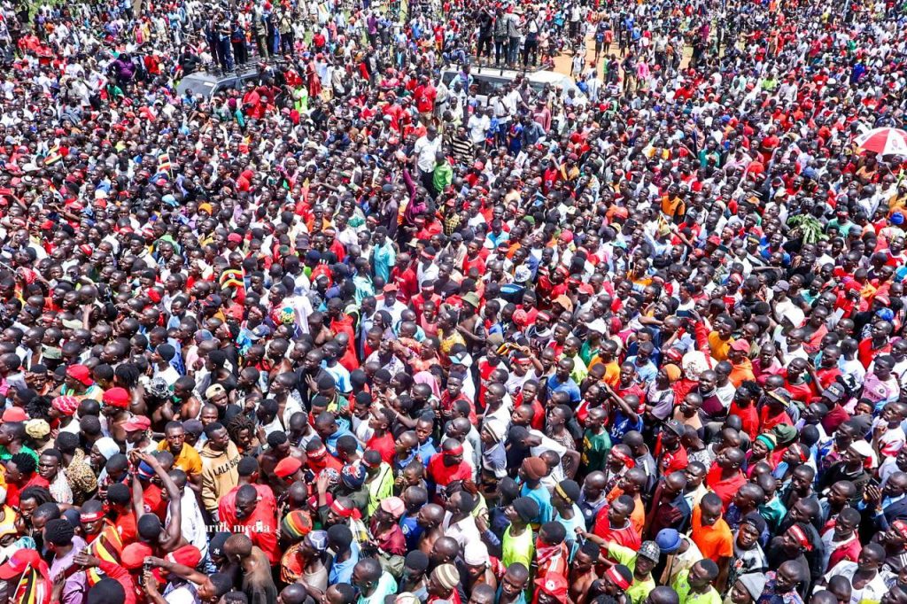 Bobi Wine Holds Massive Rally in Namayingo After Iganga Standoff, See Photos