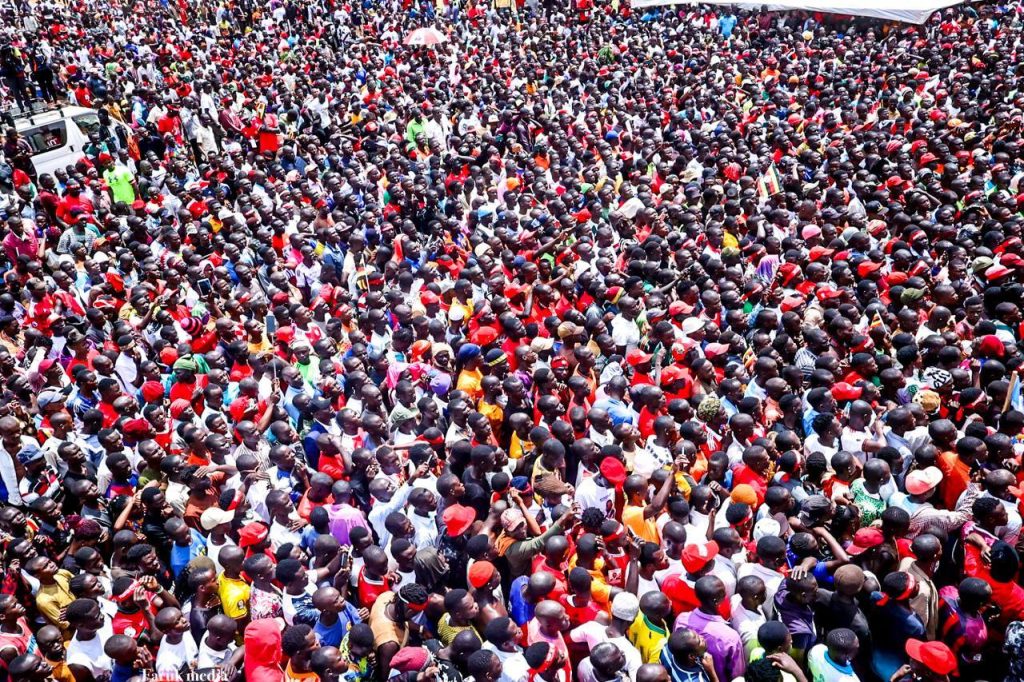 Bobi Wine Holds Massive Rally in Namayingo After Iganga Standoff, See Photos