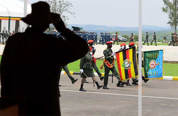 President Museveni urges officer cadets to uphold health, discipline, patriotism and military competence