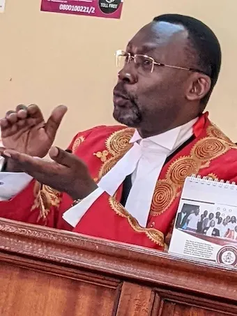 High court judge Amos Kwizera