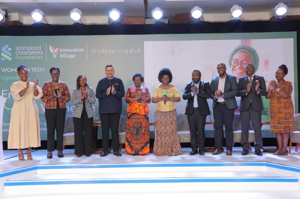 The Board and Management of Stanchart with the Minister