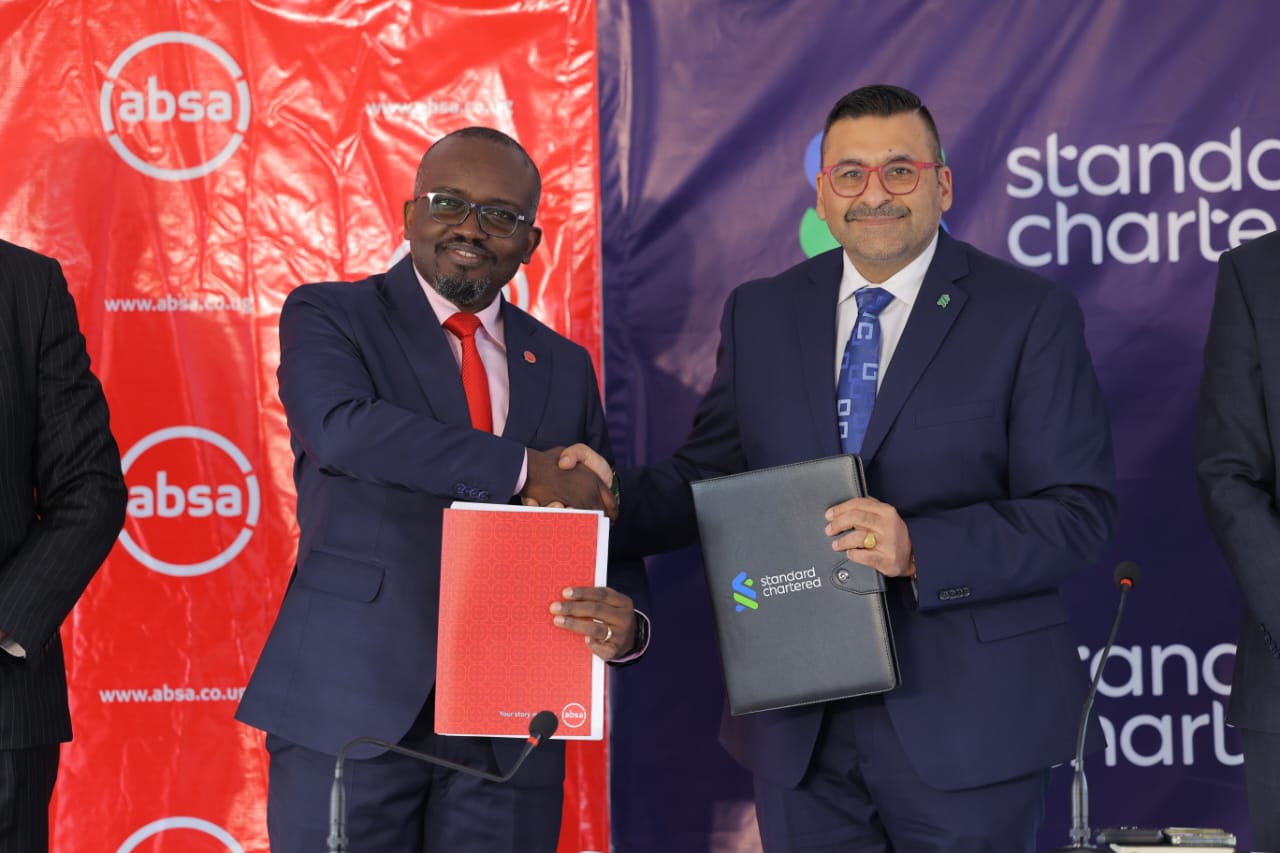 David Wandera MD ABSA and Sanjay Rughani SC CEO