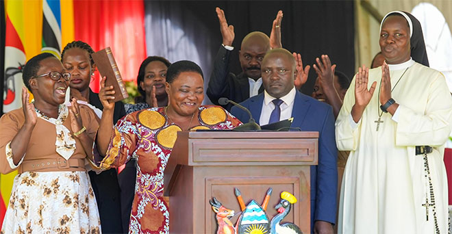 Uganda Cabinet sworn in; 5 ministers miss out