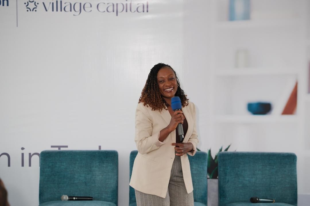 Margaret Kigozi Head Corporate Affairs Brand and Marketing addressing participants