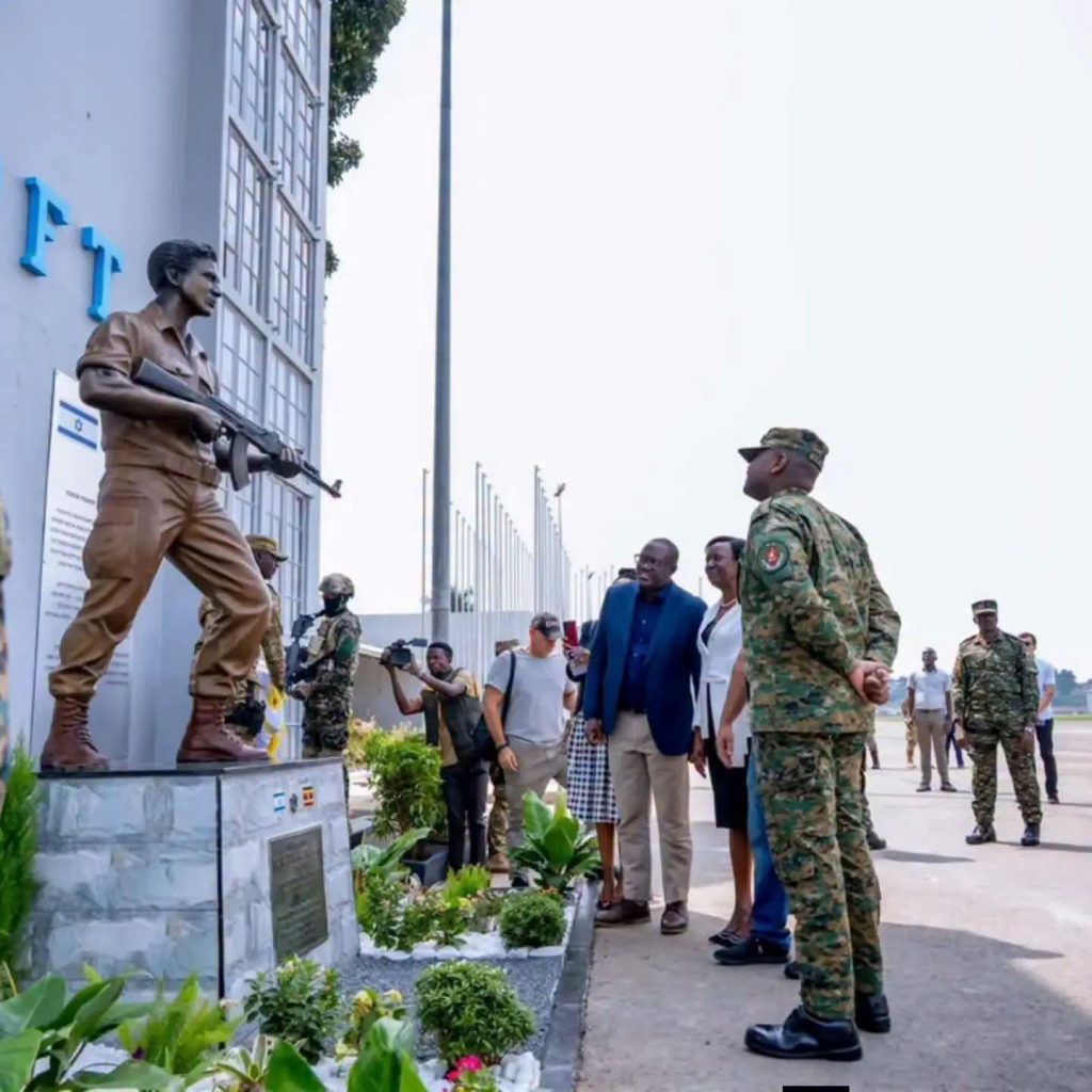 Netanyahu Hails Uganda as Gen. Muhoozi Unveils Yoni Netanyahu Monument at Entebbe